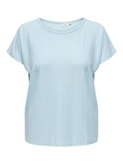 Marškinėliai moterims Only Carmakoma, mėlyni kaina ir informacija | Marškinėliai moterims | pigu.lt