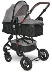 Universalus vežimėlis Lorelli Alba Premium 3in1, Opaline Grey kaina ir informacija | Vežimėliai | pigu.lt