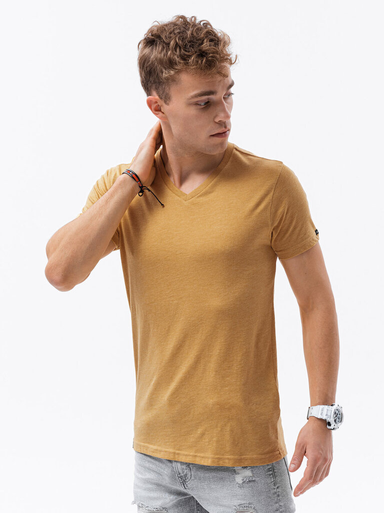 Marškinėliai vyrams Ombre Clothing, įvairių spalvų, 3 vnt. kaina ir informacija | Vyriški marškinėliai | pigu.lt