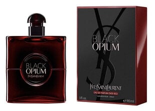 Парфюмированная вода Yves Saint Laurent Black Opium Over Red EDP для женщин, 30 мл цена и информация | Женские духи | pigu.lt