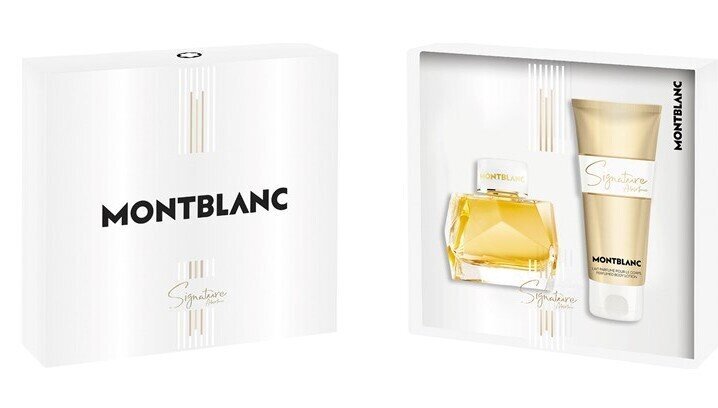 Rinkinys Mont Blanc Signature Absolue moterims: kvapusis vanduo EDP, 50 ml + kūno losjonas, 100 ml kaina ir informacija | Kvepalai moterims | pigu.lt