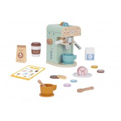 Medinis kavos aparatas su priedais Tooky Toy, įvairių spalvų kaina ir informacija | Žaislai mergaitėms | pigu.lt