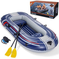 Надувная лодка TRECK X2 SET с веслами и насосом, Bestway цена и информация | Лодки и байдарки | pigu.lt