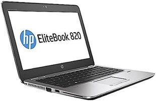 HP EliteBook 820 G4 12.5", Intel Core i5-7300U, 8GB, 256GB SSD, be OS, Sidabrinis цена и информация | Ноутбуки | pigu.lt
