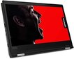Lenovo ThinkPad X380 Yoga Touch 13.3", Intel Core i5-8250U, 8GB, 256GB SSD, WIN 10, Juodas kaina ir informacija | Nešiojami kompiuteriai | pigu.lt