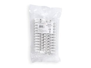 Быстроразъемный соединитель CMK823_2.5/12 - сквозной - 12x 0.2- 1.5 мм² - 10шт цена и информация | Текстильные провода и клеммные колодки | pigu.lt