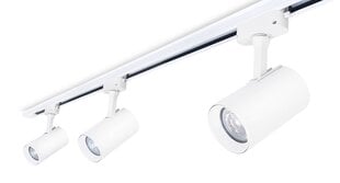 Трековый светильник Steka Ductus kit White LED GU10 x3 rail lamp + 1.5 м busbar -White цена и информация | Потолочные светильники | pigu.lt