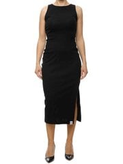 Calvin Klein Jeans платье для женщин Seaming Long Rib 560077632, чёрное цена и информация | Платья | pigu.lt
