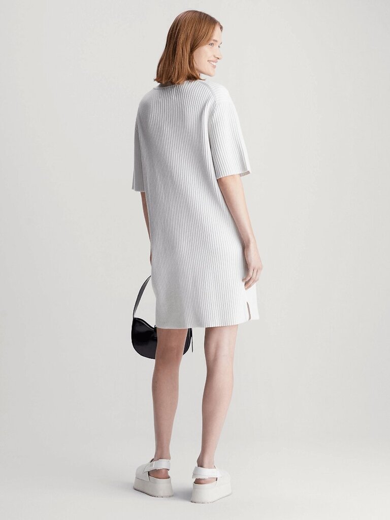 Calvin Klein Jeans suknelė moterims J20J223053PC8 560077671, balta цена и информация | Suknelės | pigu.lt