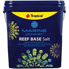 Druska akvariumui Tropical Marine Power Reef Base Salt, 5 kg kaina ir informacija | Akvariumai ir jų įranga | pigu.lt