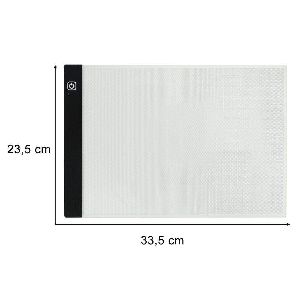 Piešimo lenta su LED apšvietimu Ikonk, 33.5x23.5cmx0.4 cm kaina ir informacija | Piešimo, tapybos, lipdymo reikmenys | pigu.lt