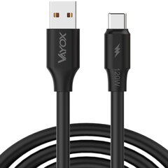 Vayox USB/USB-C 120W, 1 m kaina ir informacija | Kabeliai ir laidai | pigu.lt