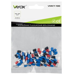 Izoliuotos įvorės jungtys 100 vnt VMKT-100 Vayox kaina ir informacija | Elektros jungikliai, rozetės | pigu.lt