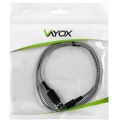 Vayox USB/USB-C, 1 m kaina ir informacija | Kabeliai ir laidai | pigu.lt