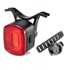 Rockbros Q2S LED USB-C rear bicycle light - black цена и информация | Велосипедные фонари, отражатели | pigu.lt
