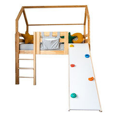 Дом-кровать со скалодромом JOEL 80x160cm цена и информация | Детские кровати | pigu.lt