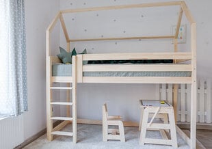 Кровать в коттедже с мезонином 90 см LUKE 80x190cm цена и информация | Детские кровати | pigu.lt