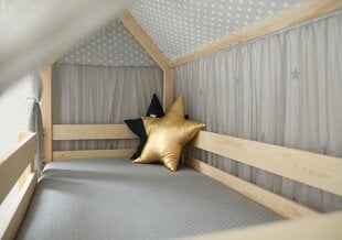 Кровать для дома с мезонином 70 см LUCY 90x180cm цена и информация | Детские кровати | pigu.lt