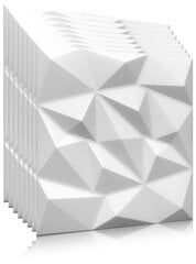 3D lubų apdailos plokštės Brylant Balta 2m2 - Už 8 vnt. Deccart kaina ir informacija | Lubų, sienų dekoro elementai | pigu.lt