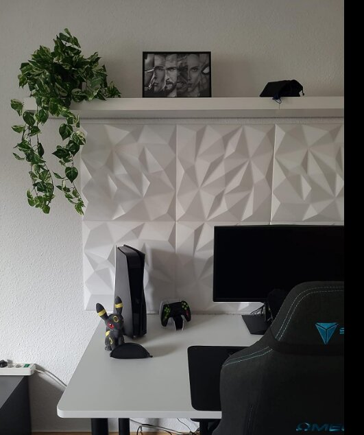 3D lubų apdailos plokštės Brylant Balta 3m2 - Už 12 vnt. Deccart kaina ir informacija |  Lubų, sienų dekoro elementai | pigu.lt