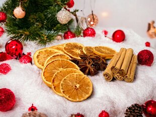 Kalėdinė dekoracija Džiovinti vaisiai kaina ir informacija | Kalėdinės dekoracijos | pigu.lt
