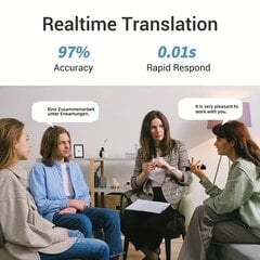 Nešiojamas vertėjas Deal BT kaina ir informacija | Išmanioji technika ir priedai | pigu.lt