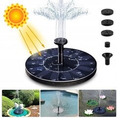 Saulės įkraunamas LED sodo fontanas TG60169, 1 vnt. kaina ir informacija | Sodo dekoracijos | pigu.lt
