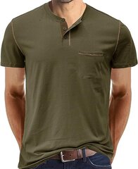 Мужская хлопковая футболка Cooleep, зеленая цена и информация | Футболка мужская | pigu.lt
