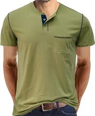 Marškinėliai vyrams Cooleep, žali kaina ir informacija | Vyriški marškinėliai | pigu.lt