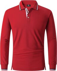 Lldress polo marškinėliai vyrams, raudoni kaina ir informacija | Vyriški marškinėliai | pigu.lt