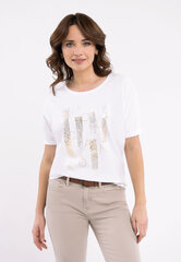Marškinėliai moterims, balti kaina ir informacija | Marškinėliai moterims | pigu.lt