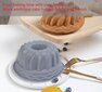 Generic silikoninė torto forma, 23 cm kaina ir informacija | Kepimo indai, popierius, formos | pigu.lt