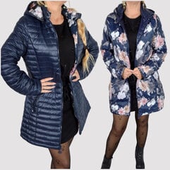 Куртка женская двусторонняя Carlota, синяя цена и информация | Женские куртки | pigu.lt