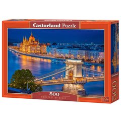 Пазл Castorland Budapest by Night, 500 деталей цена и информация | Пазлы | pigu.lt
