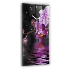 Sieninis laikrodis Orchidėjų gėlė ant vandens kaina ir informacija | Laikrodžiai | pigu.lt