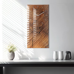 Sieninis laikrodis Dekoratyvinė mediena цена и информация | Часы | pigu.lt