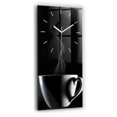 Sieninis laikrodis puodelis kavos kaina ir informacija | Laikrodžiai | pigu.lt
