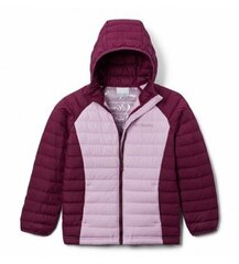 Columbia striukė mergaitėms Powder Lite EG0009-616, rožinė/raudona цена и информация | Куртки, пальто для девочек | pigu.lt