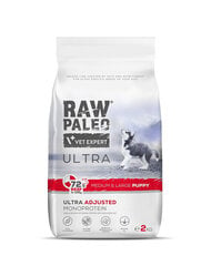 Paw Paleo Ultra Medium&Large Puppy su jautiena, 2 kg kaina ir informacija | Sausas maistas šunims | pigu.lt