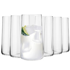 Krosno stiklinės, 6 vnt., 540 ml kaina ir informacija | Taurės, puodeliai, ąsočiai | pigu.lt