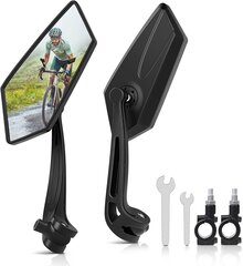 Dviračio/motociklo veidrodėliai Mictuning, juodi kaina ir informacija | Kiti dviračių priedai ir aksesuarai | pigu.lt
