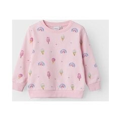 Džemperis mergaitėms Name It, rožinis kaina ir informacija | Megztiniai, bluzonai, švarkai mergaitėms | pigu.lt