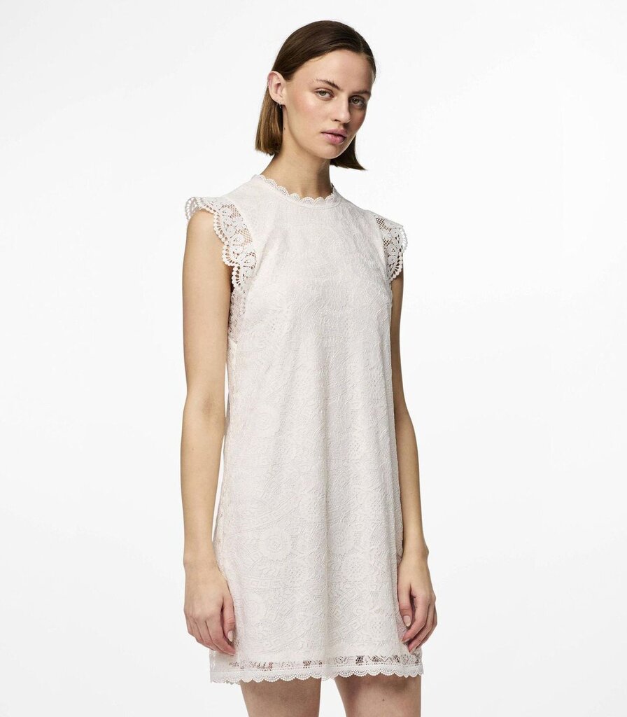 Suknelė moterims Pieces, balta kaina ir informacija | Suknelės | pigu.lt
