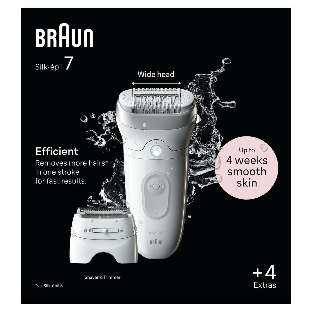 Braun Silk-Epil 7 SE7-041 kaina ir informacija | Epiliatoriai | pigu.lt