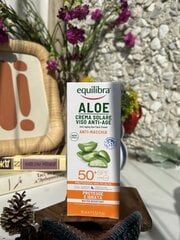 Apsauga nuo saulės veidui Equilibra Aloe SPF 50+, 75 ml kaina ir informacija | Kremai nuo saulės | pigu.lt