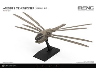 Сборная пластиковая модель. Meng Model - Dune Atreides Ornithopter (Размах крыльев 173 мм, длина 88 мм), MMS-011 цена и информация | Конструкторы и кубики | pigu.lt