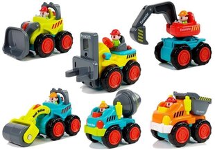 Statybinių transporto priemonių rinkinys, įvairių spalvų kaina ir informacija | Žaislai berniukams | pigu.lt