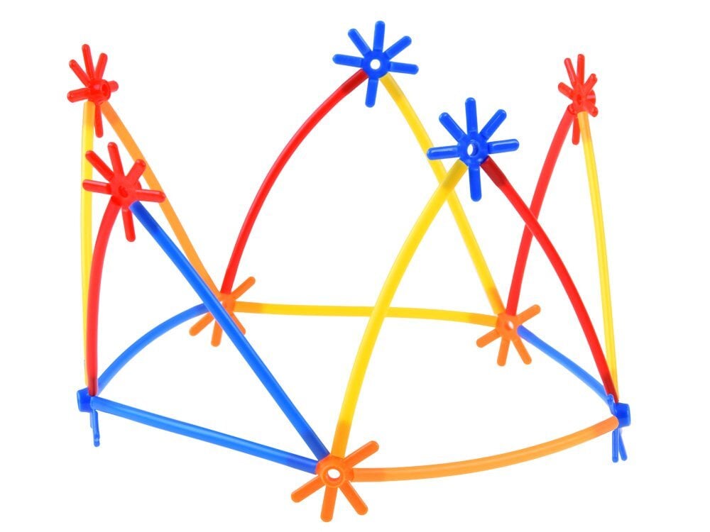 Kūrybinis šiaudelių konstravimo rinkinys, 238 d. kaina ir informacija | Konstruktoriai ir kaladėlės | pigu.lt