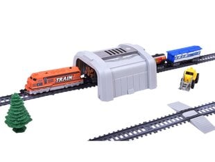 Дистанционно управляемый грузовой поезд с вагонами и станцией цена и информация | Игрушки для мальчиков | pigu.lt