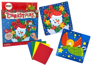 Kalėdinis kūrybinis rinkinys Mozaikos Lean Toys kaina ir informacija | Lavinamieji žaislai | pigu.lt